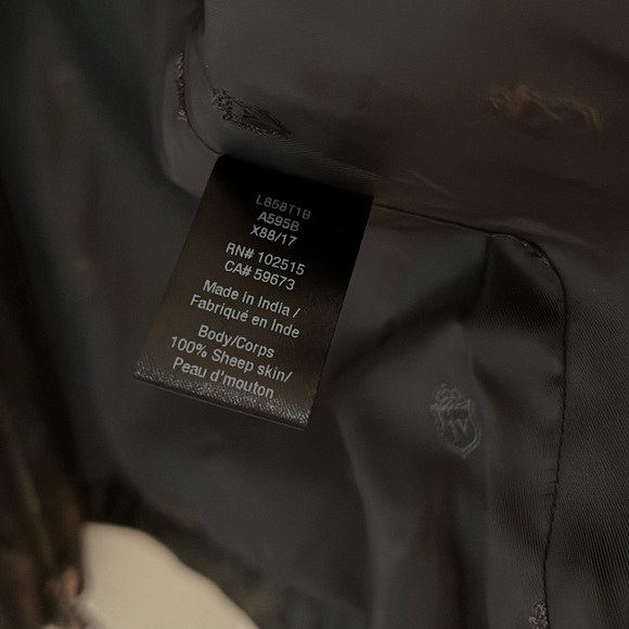 John Varvatos leather jacket NWOT - Picture 7 of 8